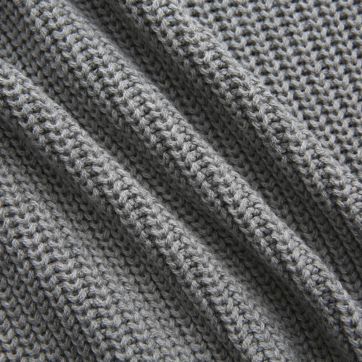 Cable Knit Stripe Collar Sweater